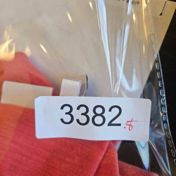 Chicos Coral Pink Grommet Detailed Long Sleeve Top Size 3 Cotton Modal Blend - Picture 5 of 5